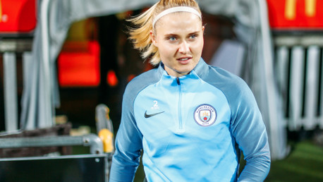 ITCHING TO GO: Mie Jans is eager to make her first City appearance