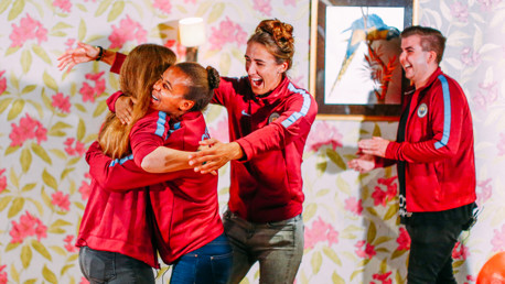 NICE SHOT!: The celebrations continue!