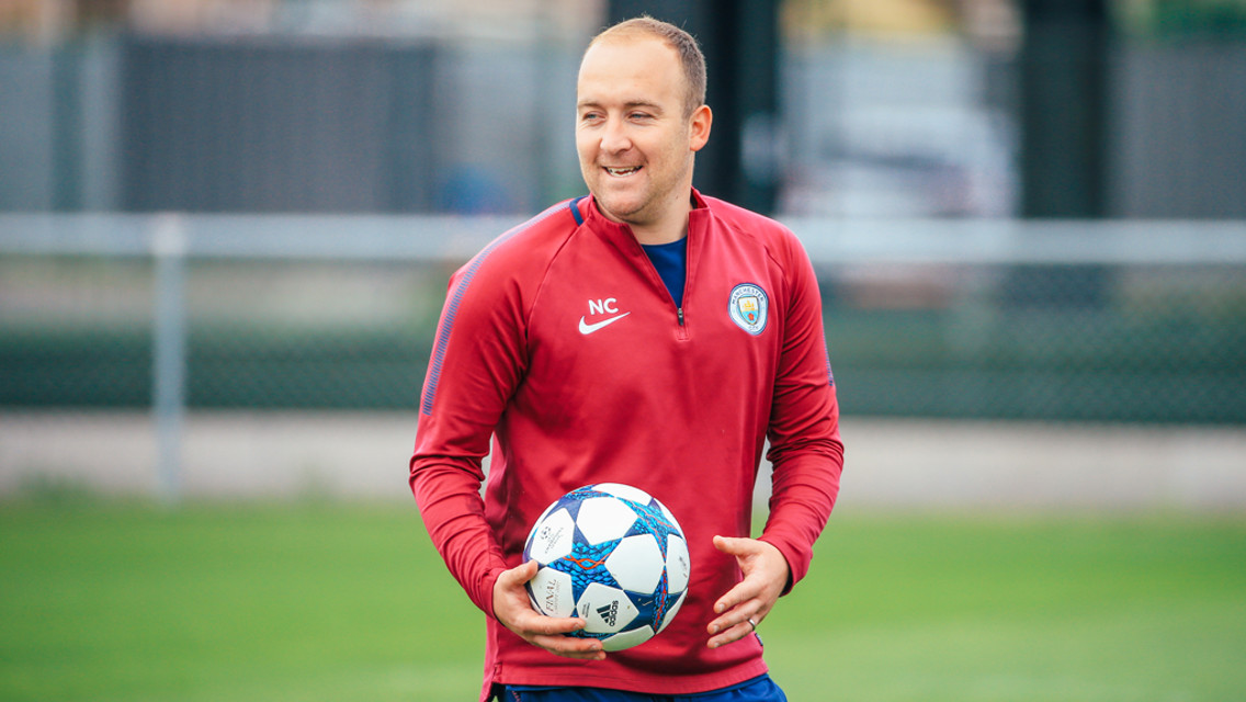 THE BOSS: Nick Cushing gets involved