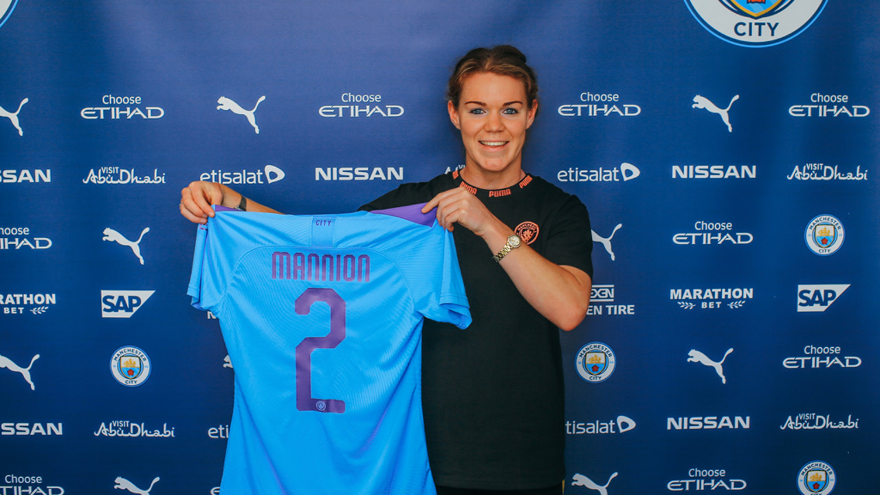 TOP TWO: Mannion will wear the number two shirt