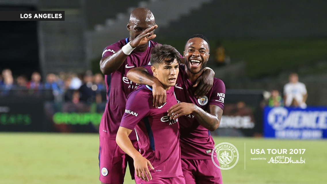 YOUNG STAR: Brahim Diaz scores a worldie