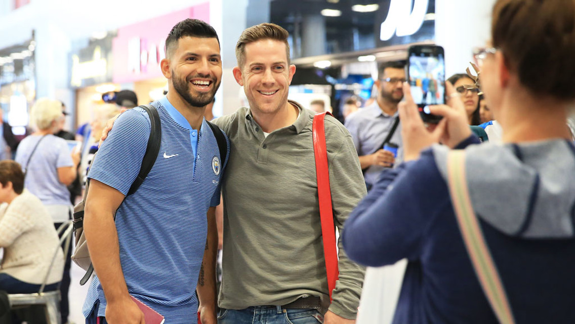 CROWD PLEASER: Sergio Aguero