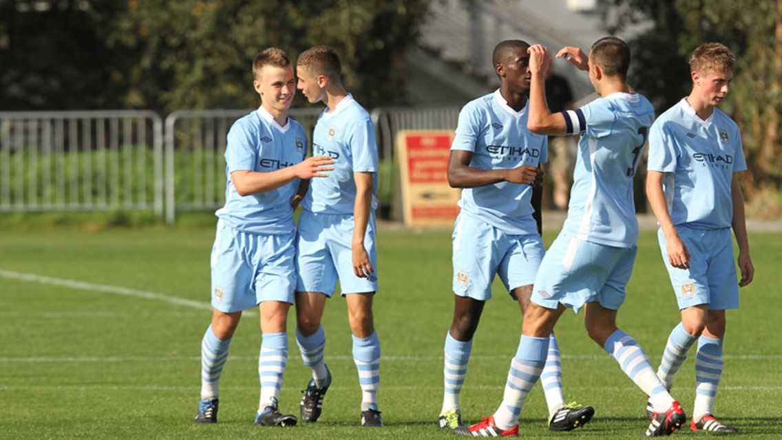 Under18s Team Celebrate