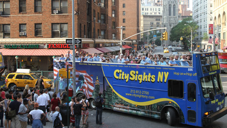 Fans bus NYC