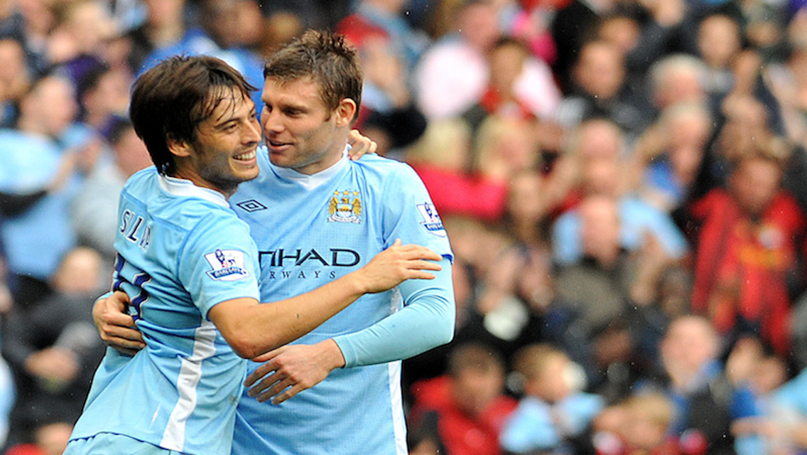 James milner and David silva