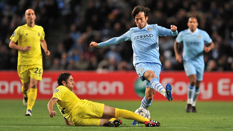David Silva Shoots Villareal