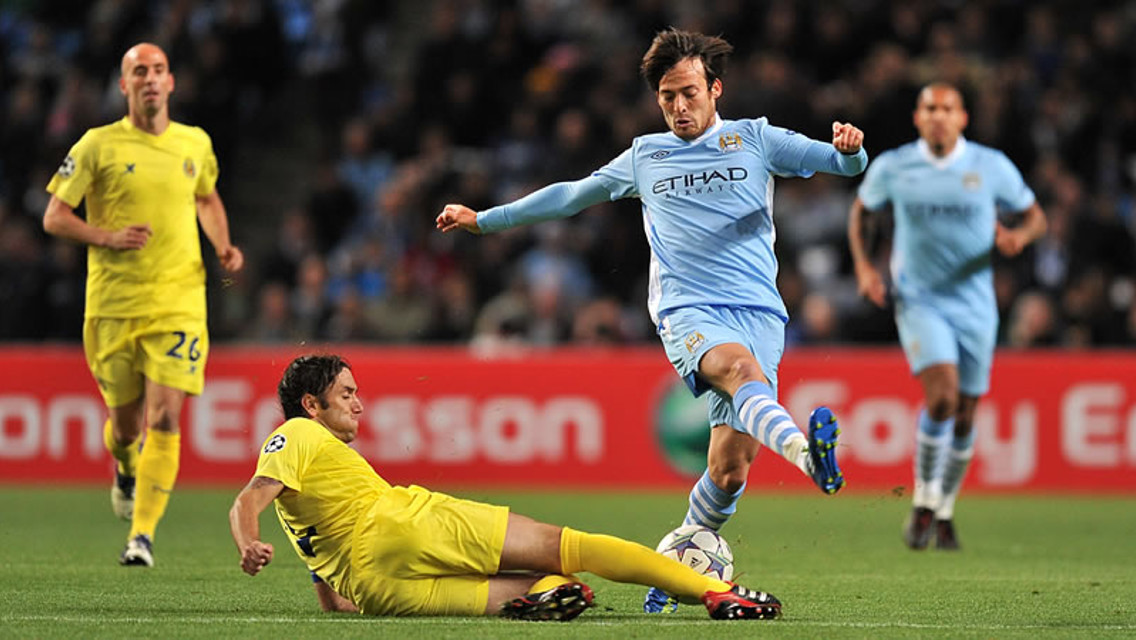 David Silva Shoots Villareal