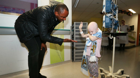 Picture special: Manuel, Viera and EDS surprise fans