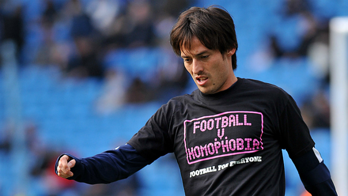 MCFC supports Football v Homophobia