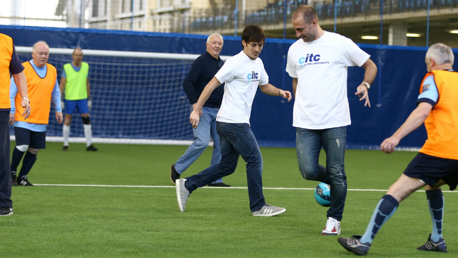 City stars launch community walking football programme