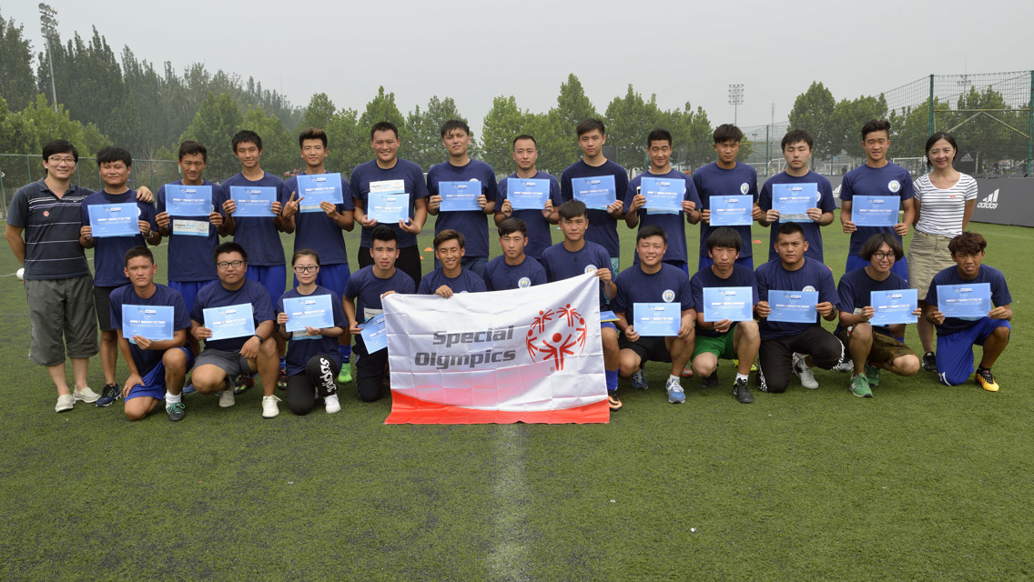 CITYZENS GIVING: 24 young leaders were part of the three-day course offering cutting edge training in community football. 
