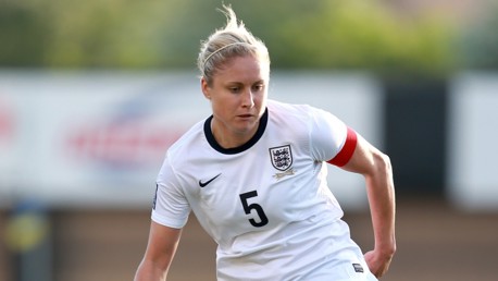 Houghton scores in England stroll