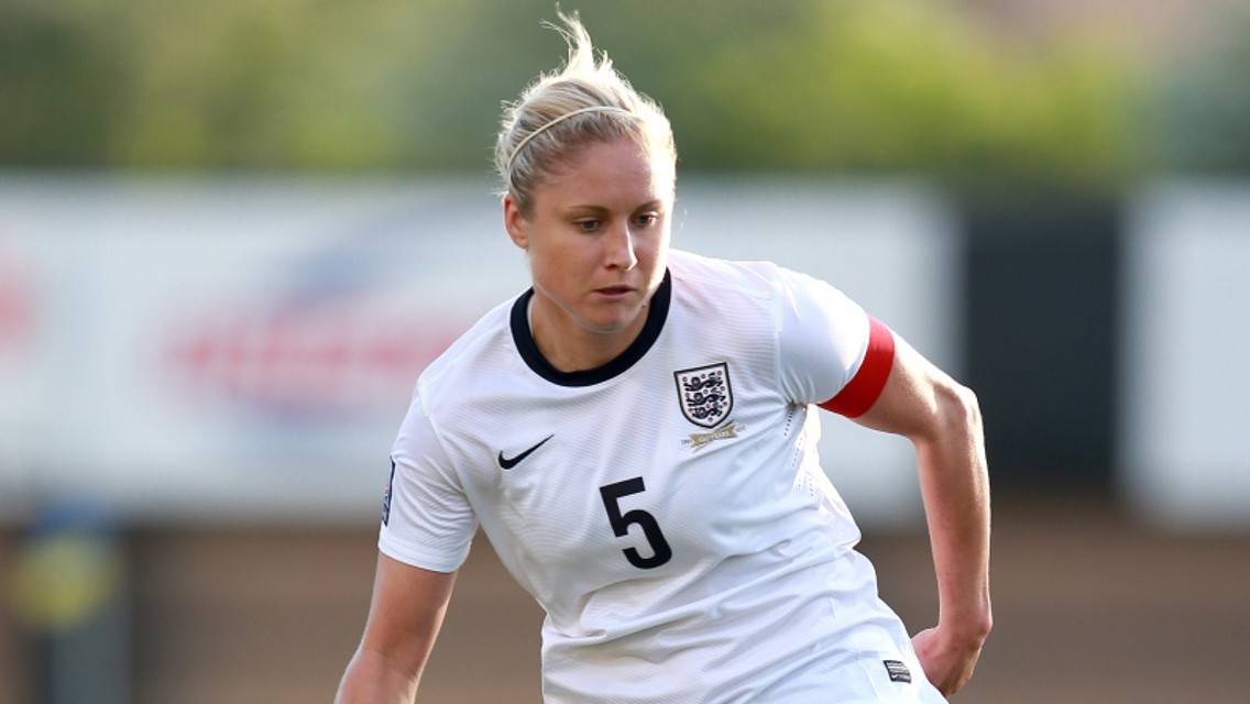 Houghton scores in England stroll
