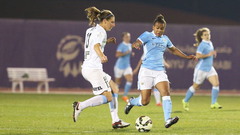 Nikita Parris in possession