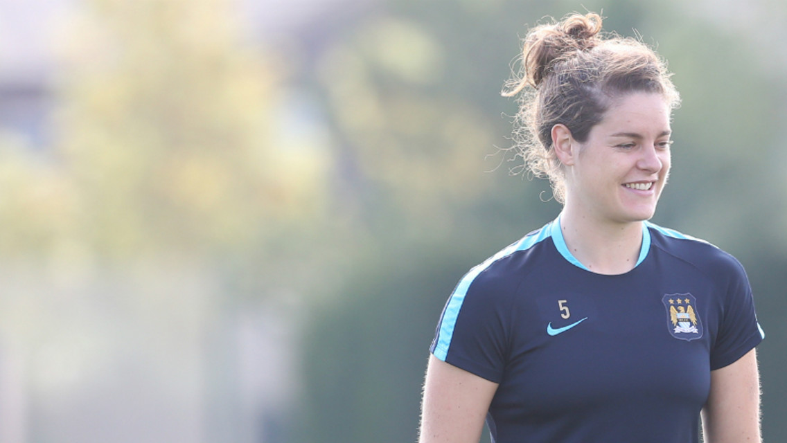 GREAT SCOT: Jennifer Beattie enjoys a training session