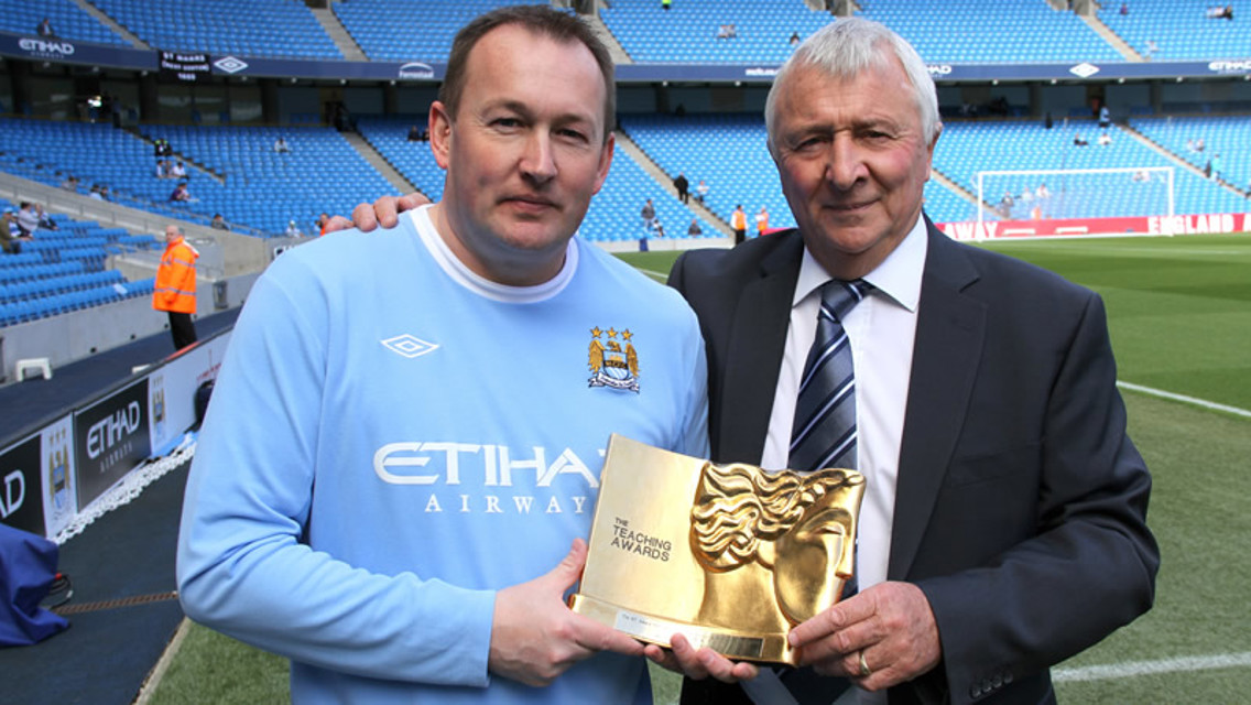 Steve Mills and Mike Summerbee