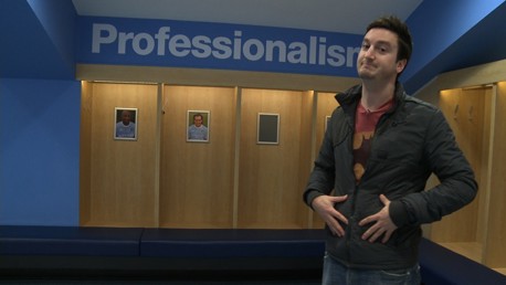 Behind the scenes: dressing room