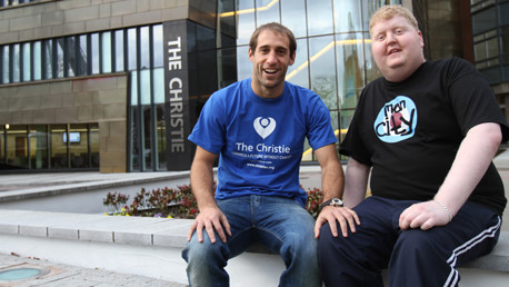 Zabaleta visits Christie Hospital 