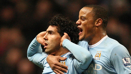 Tevez and Kompany