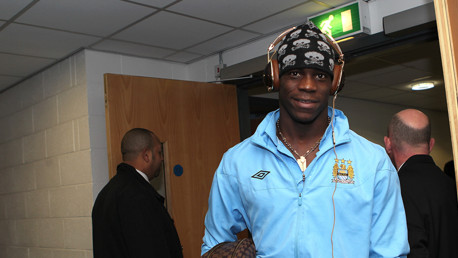 Shiver me timbers! A piratical Mario Balotelli sets sail for, erm, the dressing room.