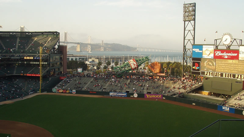 Holding Image San Fran Giants Stadium