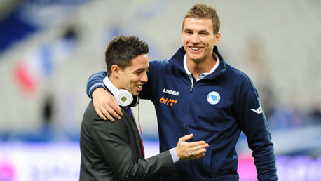 Nasri and Dzeko