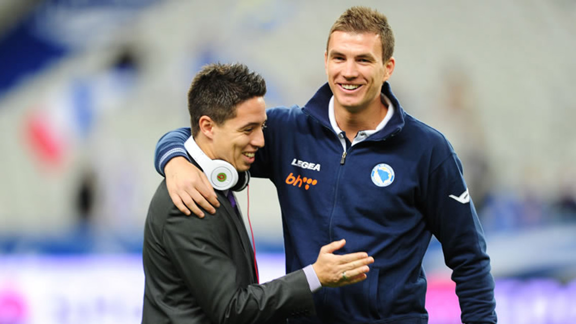 Nasri and Dzeko
