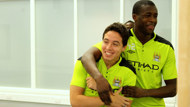 Sami and yaya Laughing