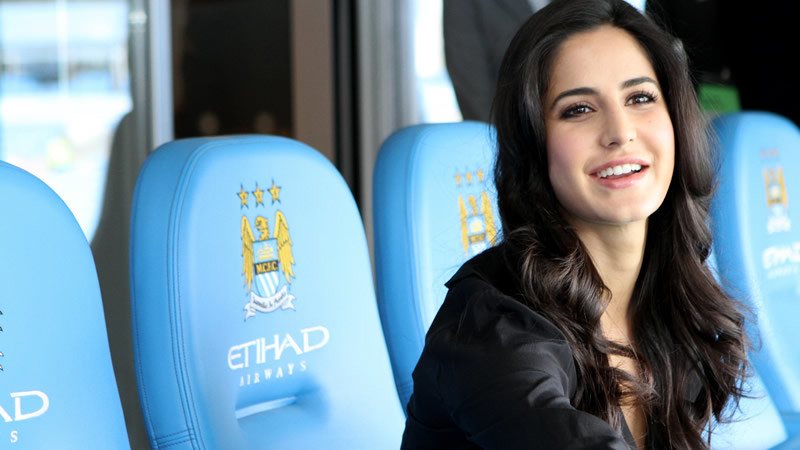 Katrina Kaiff visits the stadium for the sunderland game