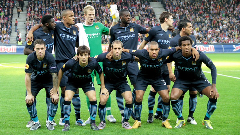 Line up for the Salzberg game at the Redbull Stadium