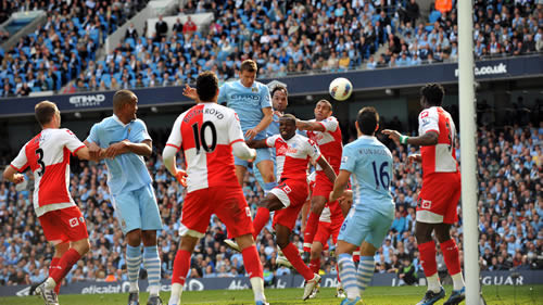 dzeko heads in
