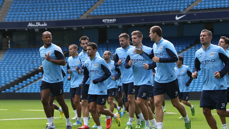 Behind the scenes: Etihad training