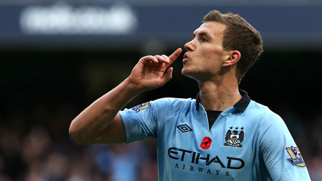 Edin - maybe suggesting some of the visiting fans should keep their opinions to themselves (v Spurs)