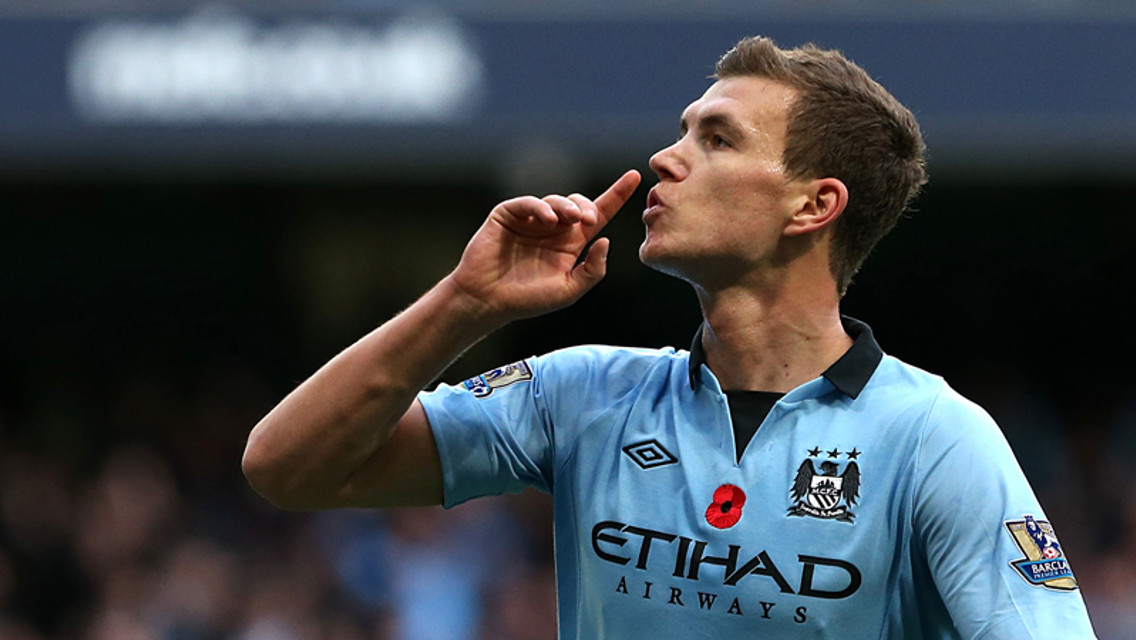Edin - maybe suggesting some of the visiting fans should keep their opinions to themselves (v Spurs)