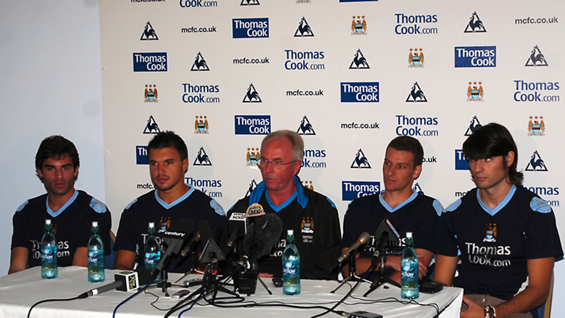 Eriksson wasted no time in adding to his squad, bringing in Elano, Valeri Bojinov, Vedran Corluka and Javier Garrido, among others.