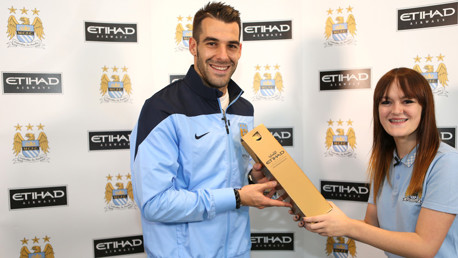 Etihad Player of the Month: Alvaro Negredo