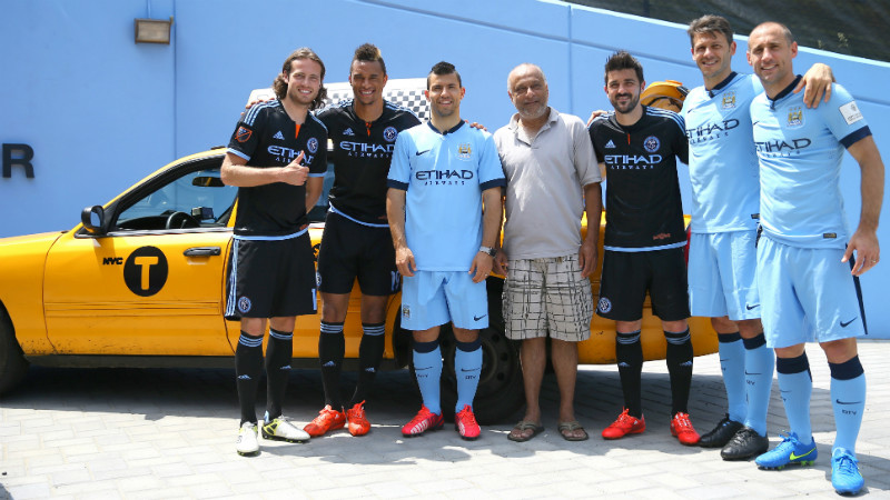 Taxi challenge Aguero v Villa