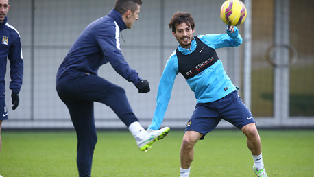 With his eyes firmly on the ball, El Mago plots his next move