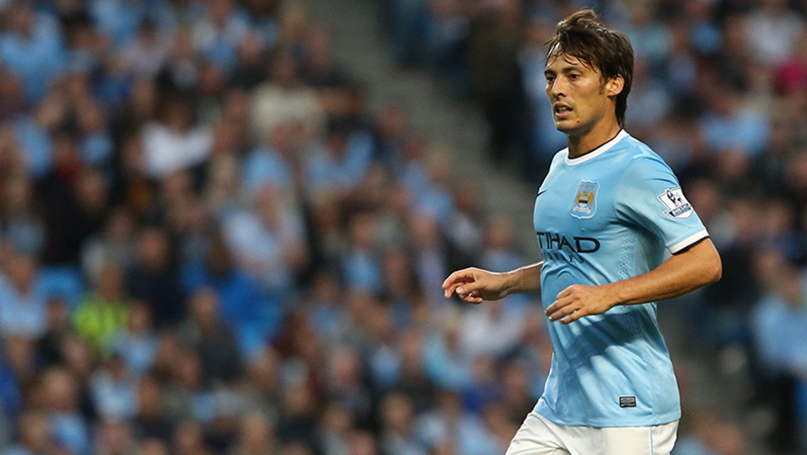David Silva v Newcastle A39O4898