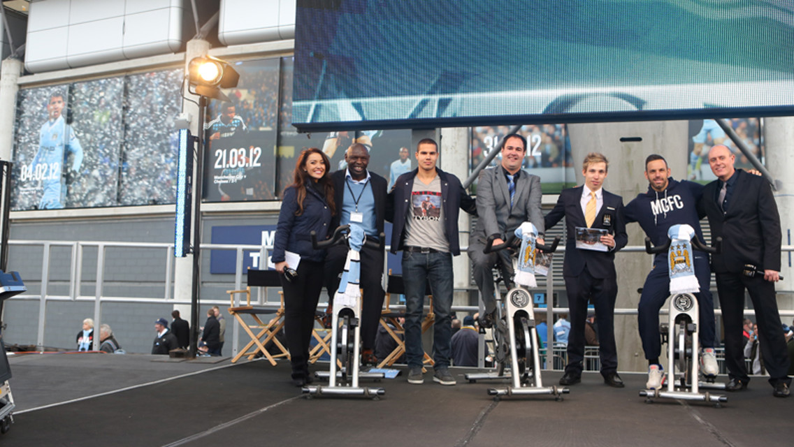 City stars saddle up to launch Velocity