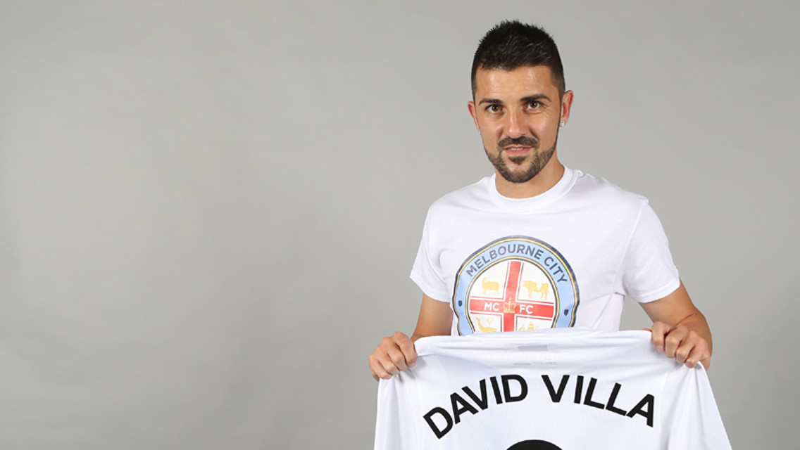 david villa melbourne city