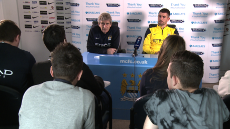 CITC: Pellegrini and Kolarov press conference