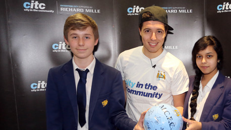 Enterprise City: Nasri in the classroom