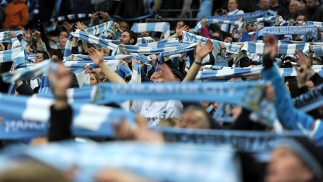Fans celebrating