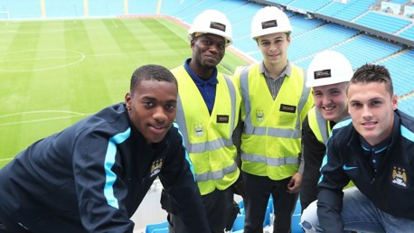 Apprentices place final seats in Etihad's new stand