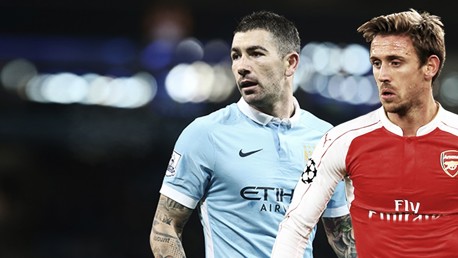 Frente-a-frente: Kolarov v Monreal
