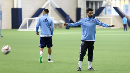 NYCFC arrive in Manchester
