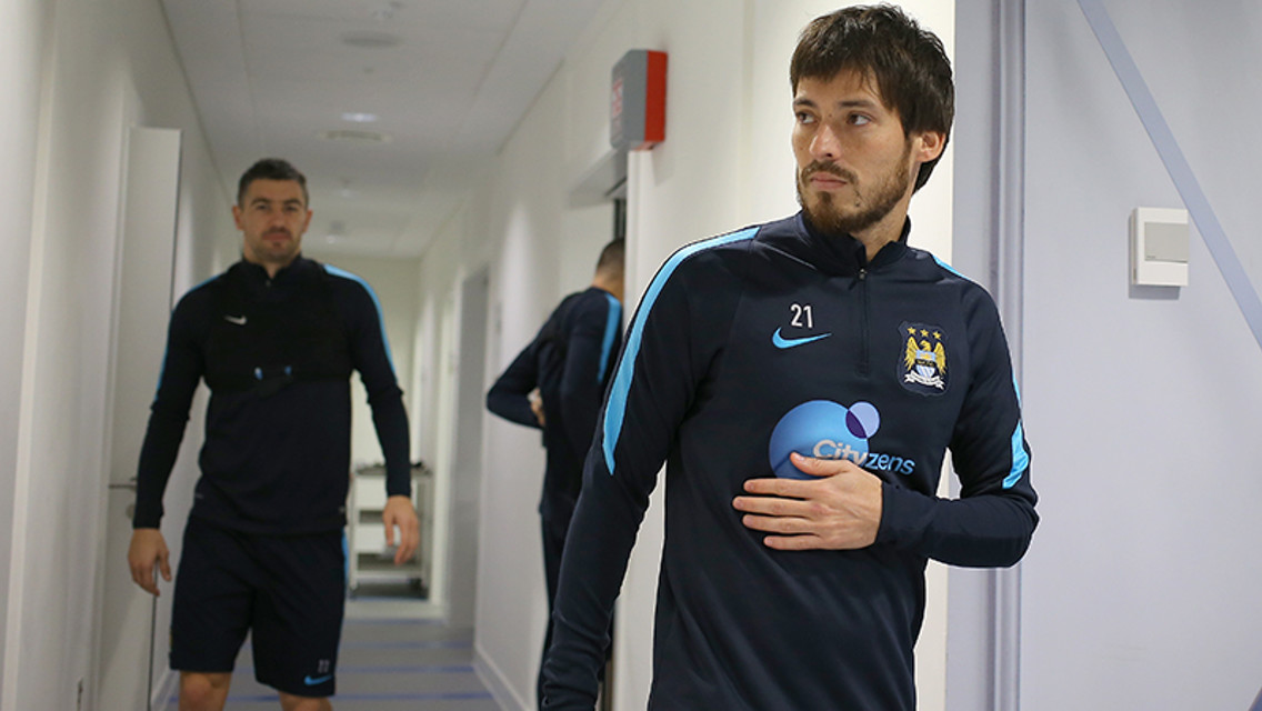 Fotogalería: Los jugadores del City se preparan para el Arsenal