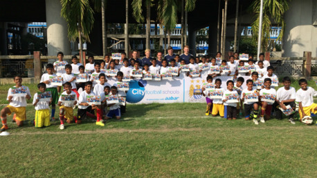 City Football Schools deliver Etihad coaching clinics in India