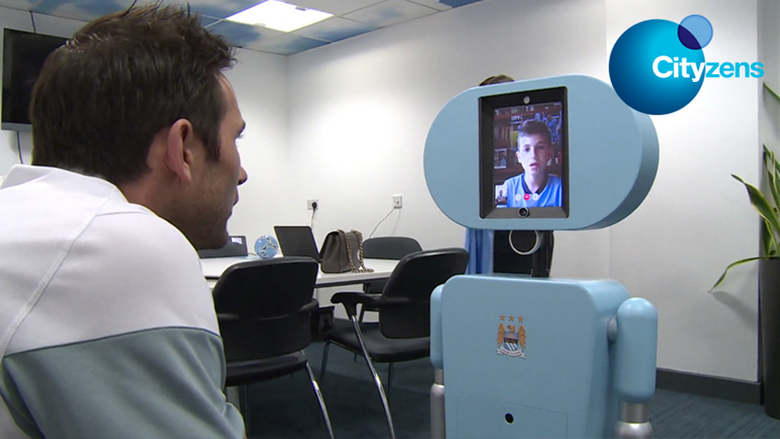Junior Cityzen puts Frank Lampard on the spot - via Citybot!